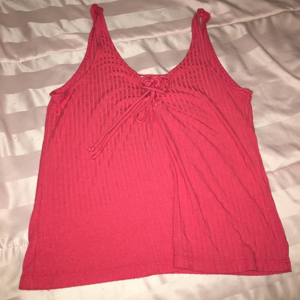 Hot pink tank top